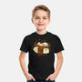 Autumn Vibes Cute Ghosts-Youth-Basic-Tee-xMorfina