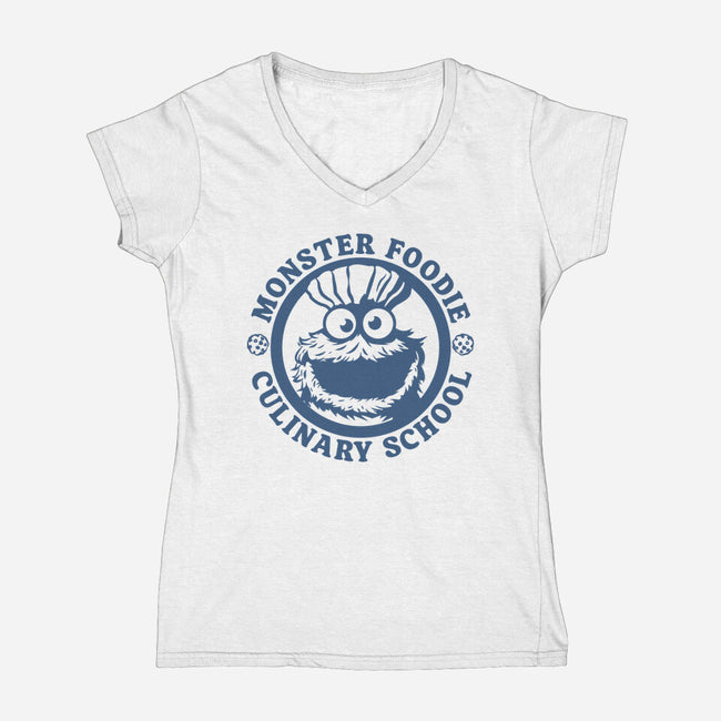 Culinary School-Womens-V-Neck-Tee-piercek26