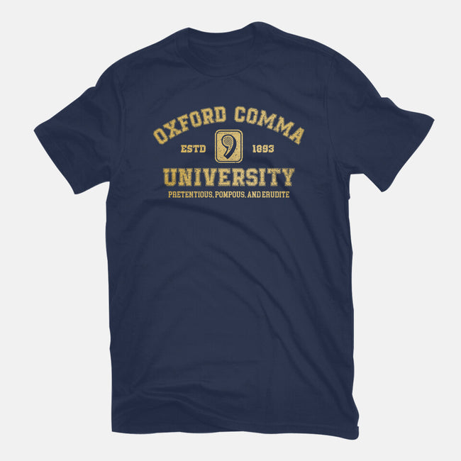 Oxford Comma University-Womens-Fitted-Tee-kg07