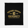 Oxford Comma University-None-Fleece-Blanket-kg07