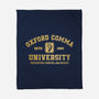 Oxford Comma University-None-Fleece-Blanket-kg07