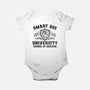 Smart Ass University-Baby-Basic-Onesie-kg07