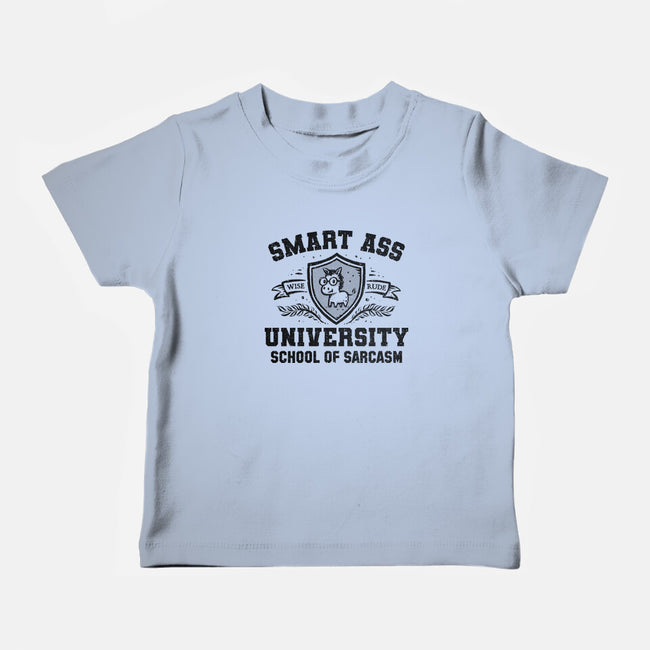 Smart Ass University-Baby-Basic-Tee-kg07