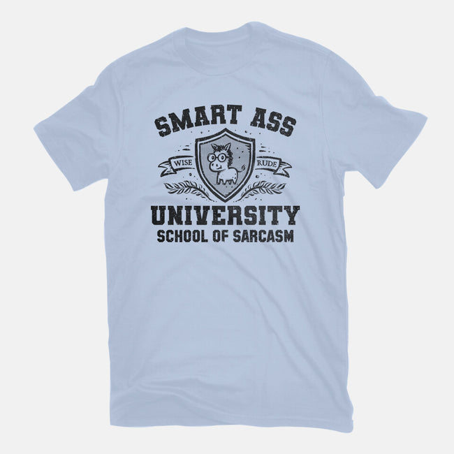 Smart Ass University-Womens-Fitted-Tee-kg07