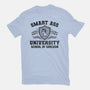 Smart Ass University-Womens-Fitted-Tee-kg07