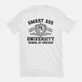 Smart Ass University-Womens-Fitted-Tee-kg07