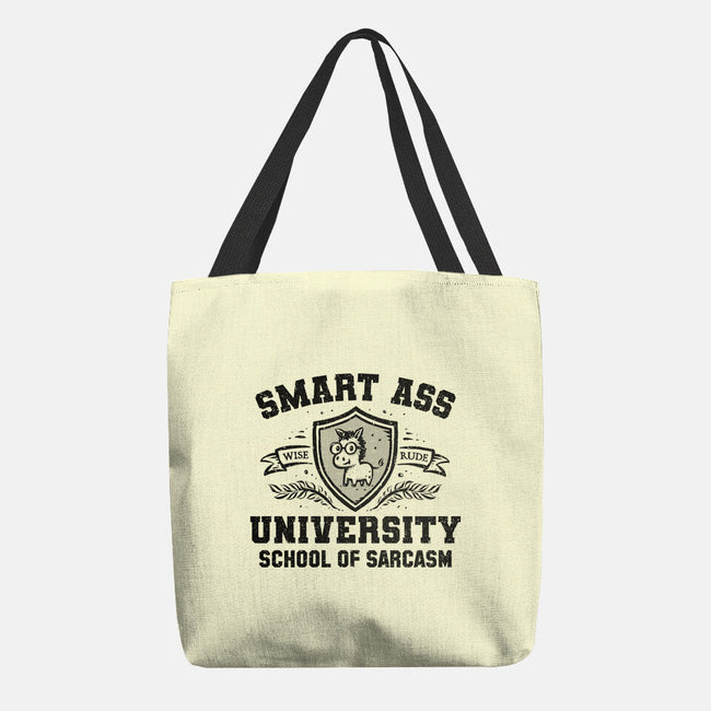 Smart Ass University-None-Basic Tote-Bag-kg07