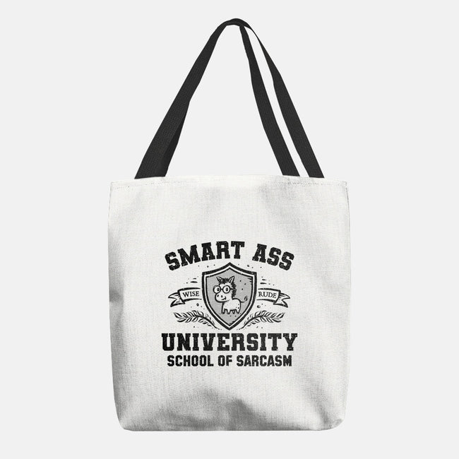 Smart Ass University-None-Basic Tote-Bag-kg07