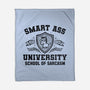 Smart Ass University-None-Fleece-Blanket-kg07