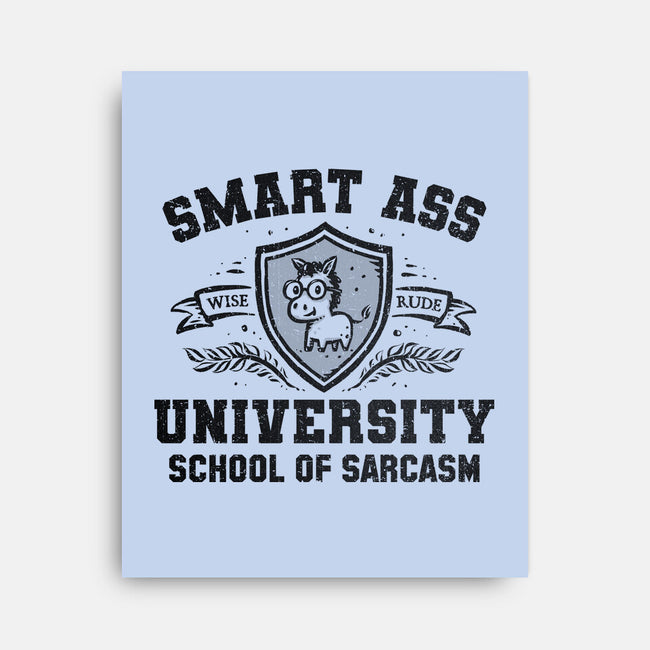 Smart Ass University-None-Stretched-Canvas-kg07