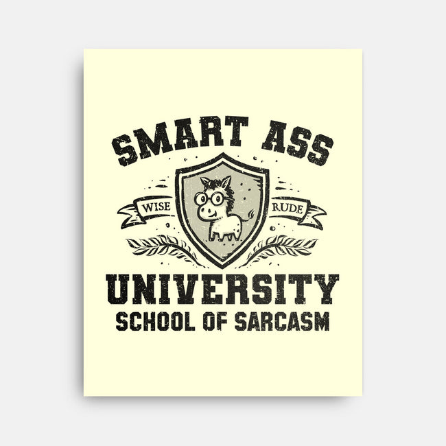 Smart Ass University-None-Stretched-Canvas-kg07