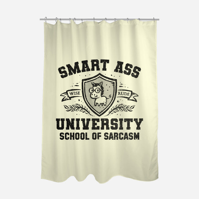 Smart Ass University-None-Polyester-Shower Curtain-kg07