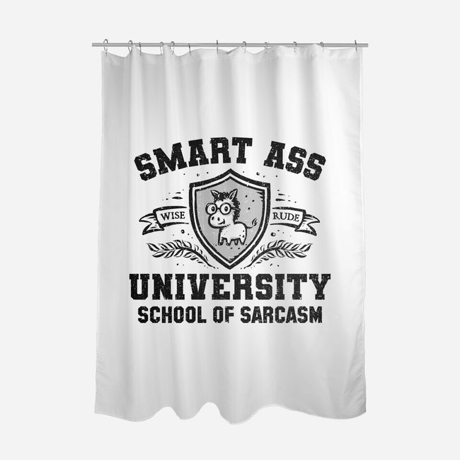 Smart Ass University-None-Polyester-Shower Curtain-kg07