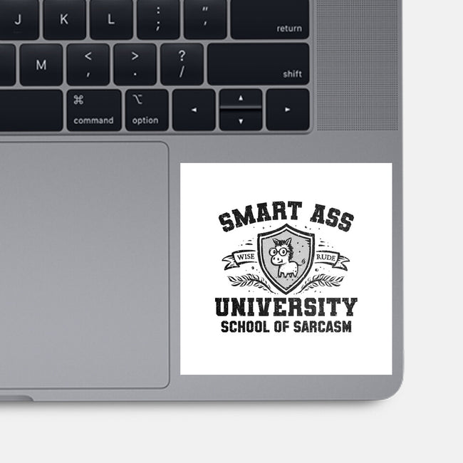 Smart Ass University-None-Glossy-Sticker-kg07