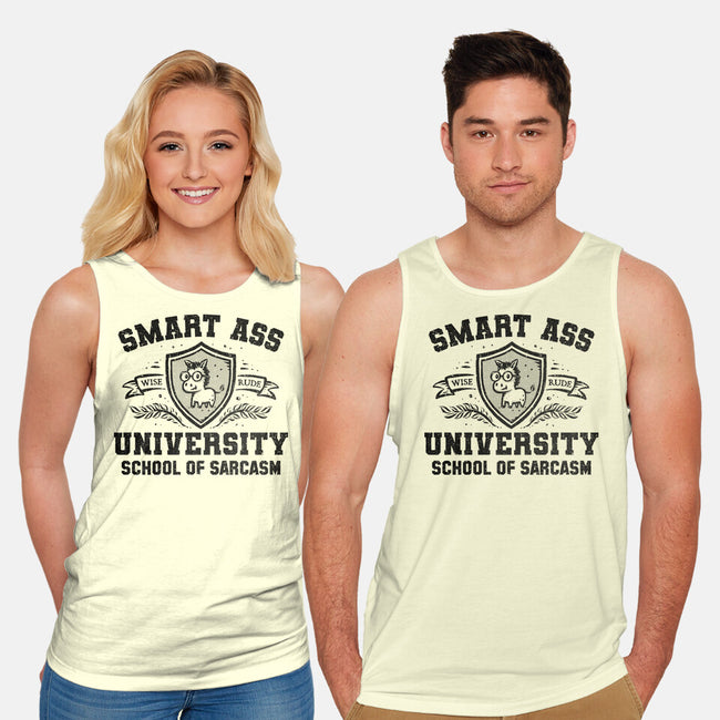 Smart Ass University-Unisex-Basic-Tank-kg07