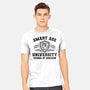 Smart Ass University-Mens-Heavyweight-Tee-kg07