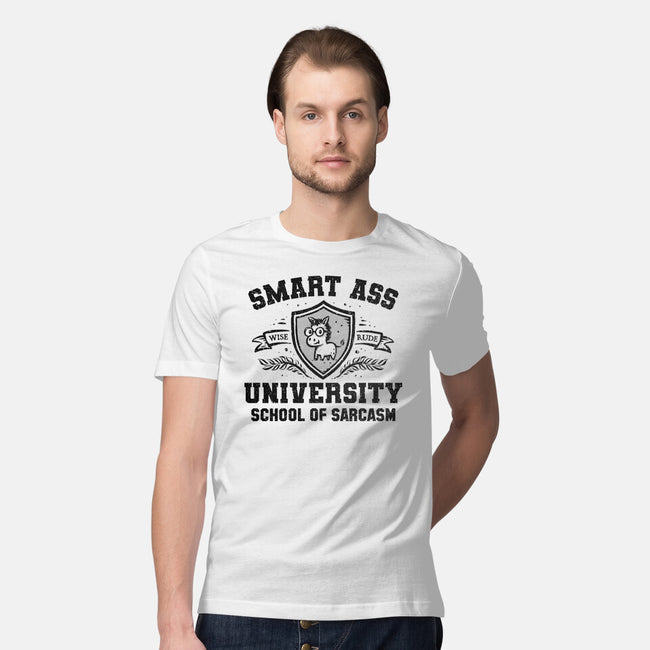 Smart Ass University-Mens-Premium-Tee-kg07