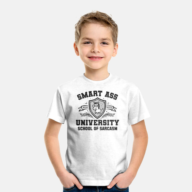 Smart Ass University-Youth-Basic-Tee-kg07