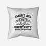 Smart Ass University-None-Removable Cover w Insert-Throw Pillow-kg07