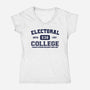 Electoral College-Womens-V-Neck-Tee-kg07