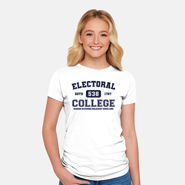 Electoral College-Womens-Fitted-Tee-kg07