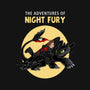 The Adventures Of Night Fury-Womens-Fitted-Tee-joerawks