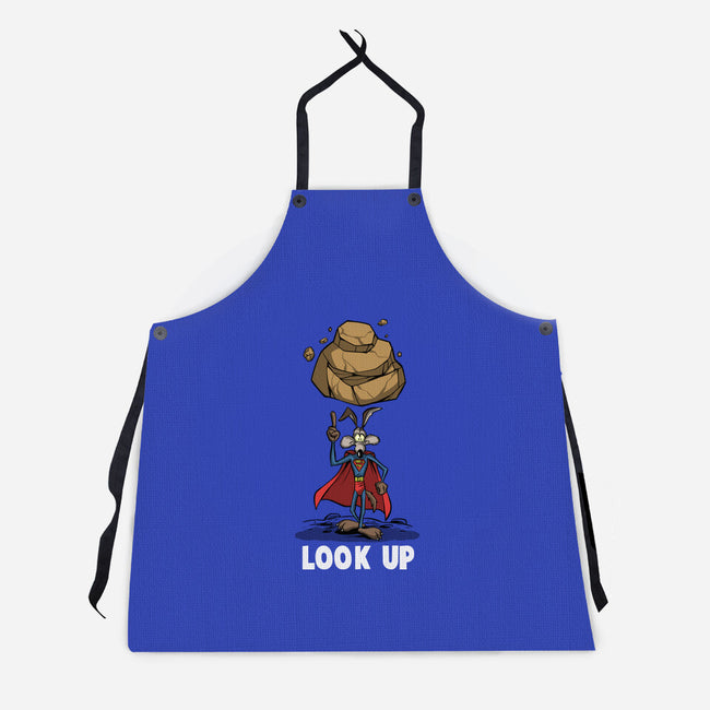 Quick Look Up-Unisex-Kitchen-Apron-zascanauta
