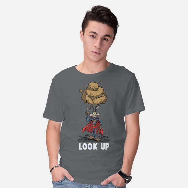 Quick Look Up-Mens-Basic-Tee-zascanauta