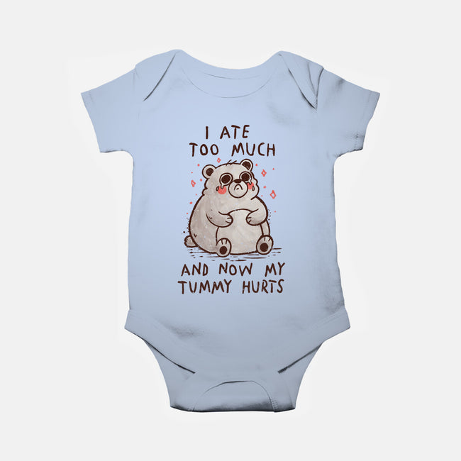 Now My Tummy Hurts-Baby-Basic-Onesie-koalastudio