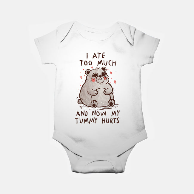 Now My Tummy Hurts-Baby-Basic-Onesie-koalastudio