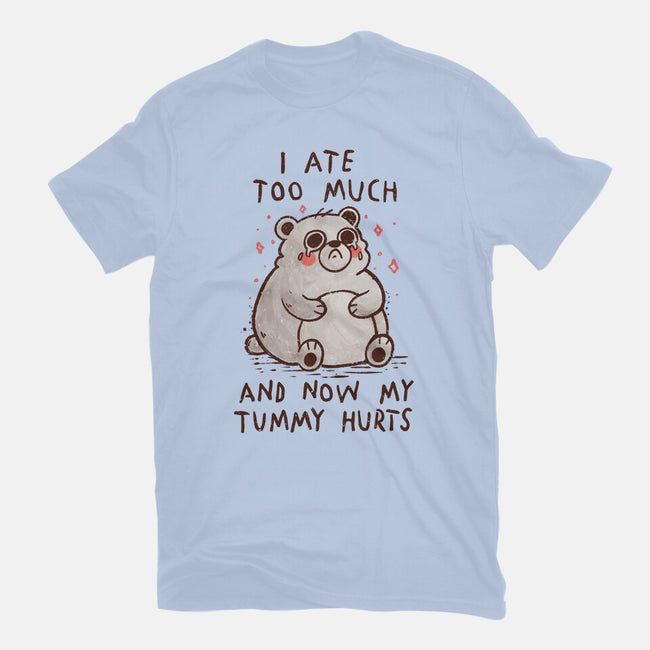 Now My Tummy Hurts-Womens-Fitted-Tee-koalastudio