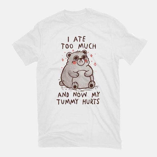 Now My Tummy Hurts-Womens-Fitted-Tee-koalastudio