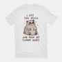 Now My Tummy Hurts-Womens-Fitted-Tee-koalastudio