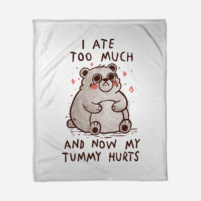 Now My Tummy Hurts-None-Fleece-Blanket-koalastudio