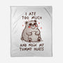 Now My Tummy Hurts-None-Fleece-Blanket-koalastudio