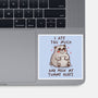 Now My Tummy Hurts-None-Glossy-Sticker-koalastudio