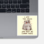 Now My Tummy Hurts-None-Glossy-Sticker-koalastudio