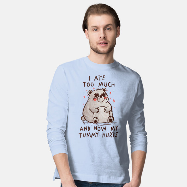 Now My Tummy Hurts-Mens-Long Sleeved-Tee-koalastudio