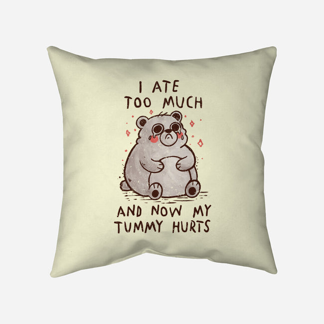 Now My Tummy Hurts-None-Removable Cover w Insert-Throw Pillow-koalastudio