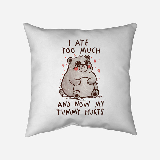 Now My Tummy Hurts-None-Removable Cover w Insert-Throw Pillow-koalastudio