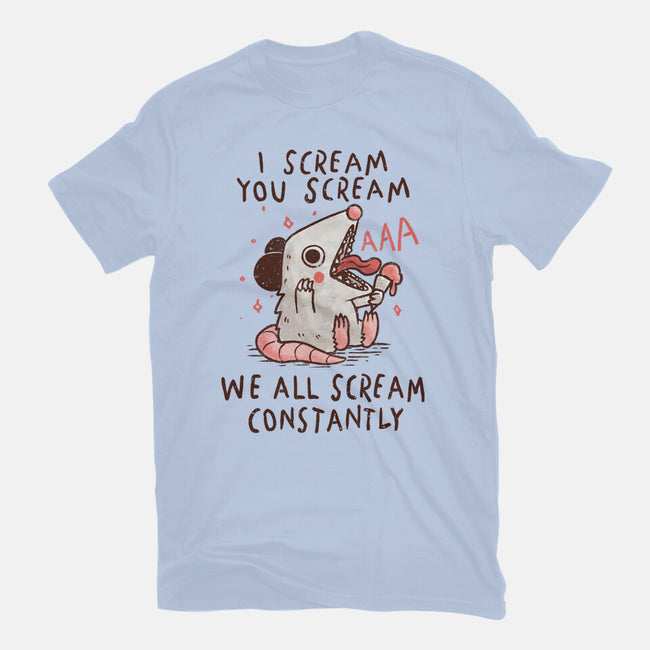 We All Scream Constantly-Mens-Premium-Tee-koalastudio