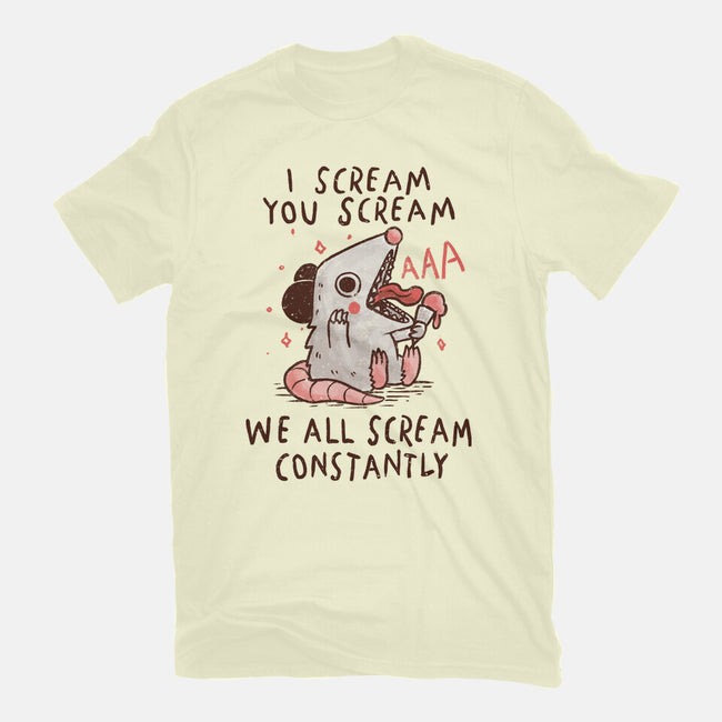 We All Scream Constantly-Mens-Premium-Tee-koalastudio