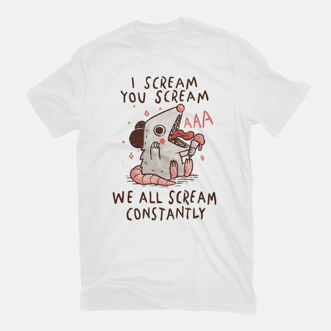 We All Scream Constantly-Mens-Premium-Tee-koalastudio