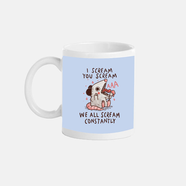 We All Scream Constantly-None-Mug-Drinkware-koalastudio