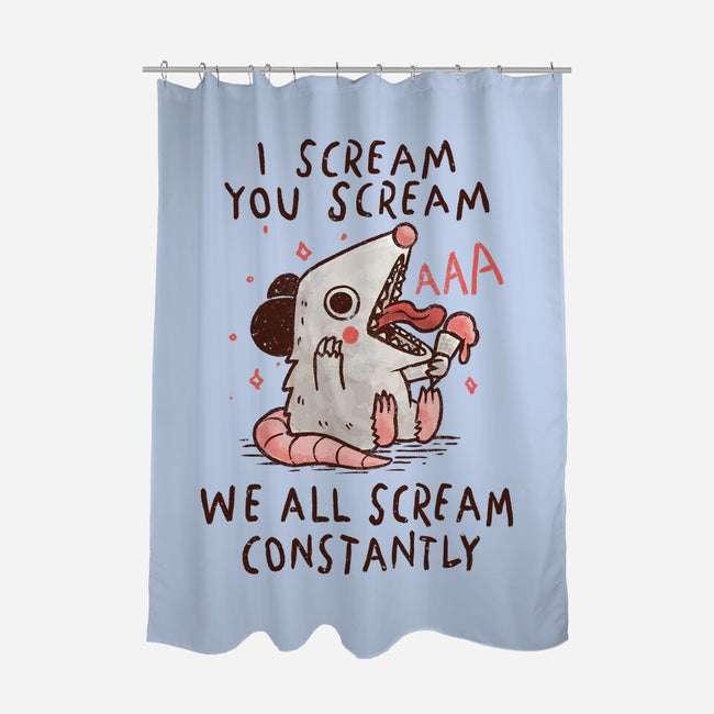 We All Scream Constantly-None-Polyester-Shower Curtain-koalastudio