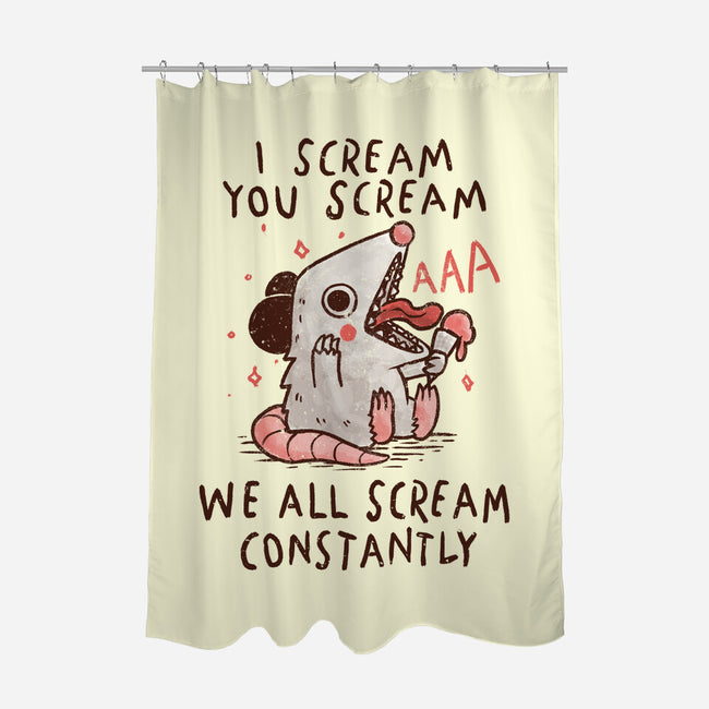 We All Scream Constantly-None-Polyester-Shower Curtain-koalastudio