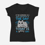 Good Indicator Of The Day-Womens-V-Neck-Tee-Vallina84