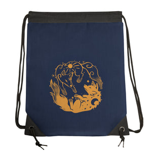 Sun And Moon Golden Wolves
