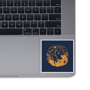 Sun And Moon Golden Wolves