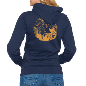 Sun And Moon Golden Wolves